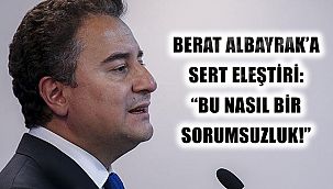 Ali Babacan'dan Berat Albayrak'a çok sert eleştiri