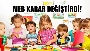 Anaokulu ve kreşler için yüz yüze eğitim kararı