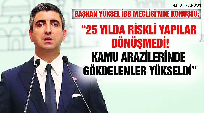 Başkan Yüksel: 16 Milyon İstanbullunun Hakkını Konuşuyoruz"