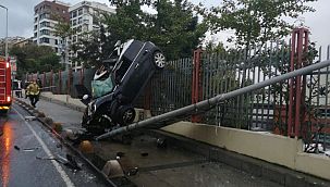 Kadıköy’de akılalmaz kaza