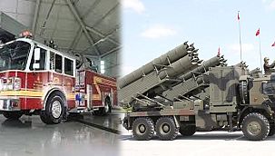 Füze rampaları, itfaiye aracı olarak satılmış