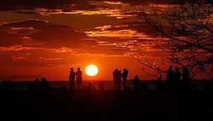 İstanbul’da gün batımı nefes kesti