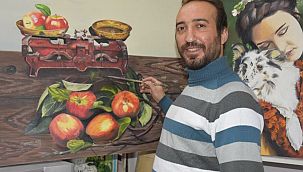 Gece güvenlik görevlisi gündüz ressam