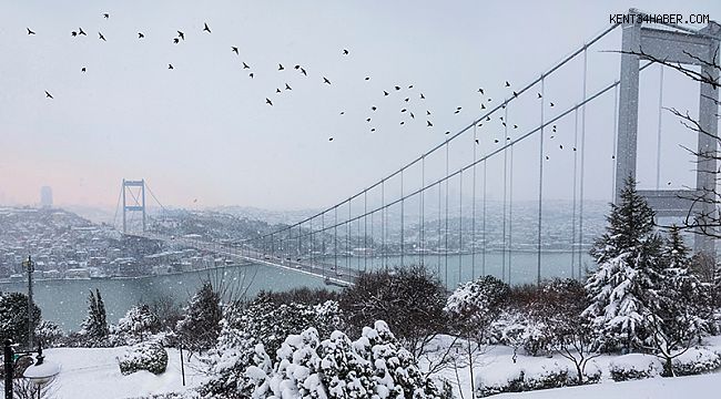 İstanbul'da kar yağışı başladı