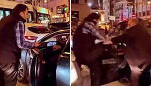 İstanbul’da trafikte tekmeli tokatlı kavga