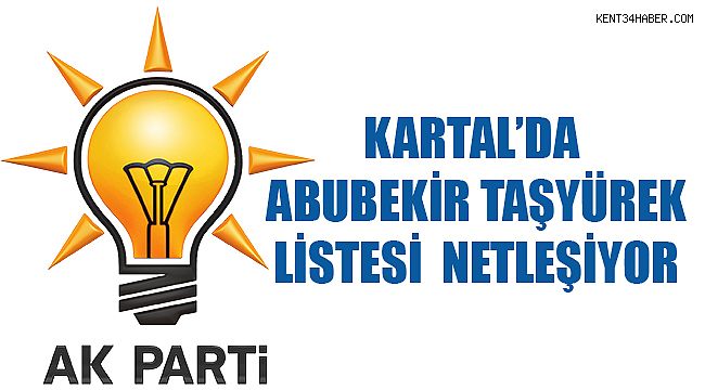 İşte AK Parti Kartal'ın yeni yönetim listesi