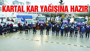 Kartal Belediyesi Beklenen Kar Yağışı Öncesi Teyakkuza Geçti