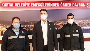 Kartal Belediyesi Emekçilerinden Örnek Davranış