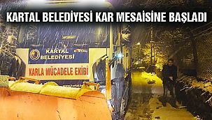 Kartal Belediyesi Kar Mesaisine Başladı