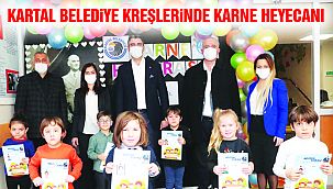 Kartal Belediyesi Kreşlerinde Karne Heyecanı