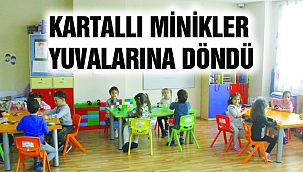 Kartallı Minikler Yuvalarına Döndü