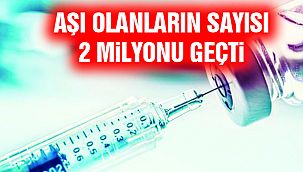 Aşı Yapılanların Sayısı 2 Milyonu Geçti
