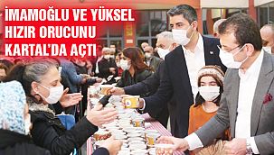 İBB Başkanı İmamoğlu ve Başkan Yüksel, Hızır Orucu’nu Kartal Cemevi’nde Açtı