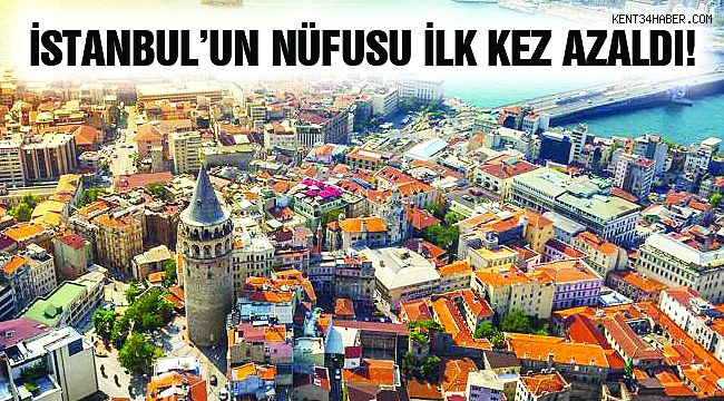 İstanbul'un Nüfusu İlk Kez Azaldı!