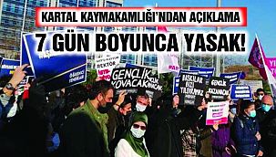 Kartal Kaymakamlığı'ndan Açıklama: