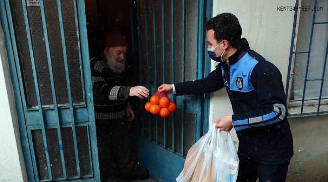 Kış Şartlarında İhtiyaç Sahiplerine Gıda Yardımı