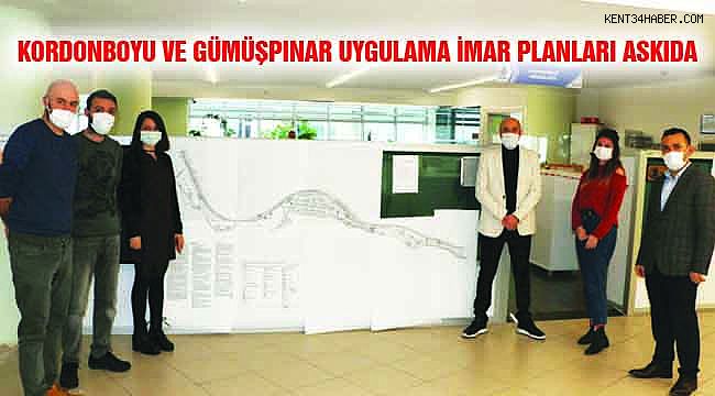 Kordonboyu ve Soğanlık Gümüşpınar Mahalleri İmar Planları Askıda