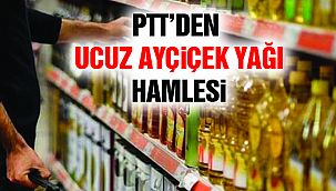 PTT Ucuz Ayçiçek Yağı Satışına Başlıyor