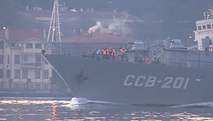 Rus istihbarat gemisi İstanbul Boğazı’ndan geçti