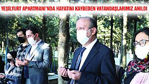 Yeşilyurt Apartmanı’nda Hayatını Kaybedenler Dualarla Anıldı
