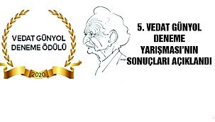 5. Vedat Günyol Deneme Yarışması’nın Sonuçları Açıklandı