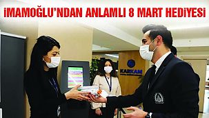İBB Başkanı İmamoğlu’ndan Kadın Personele Anlamlı Hediye