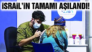 İsrail'in Tamamı Aşılandı! İşte Veriler