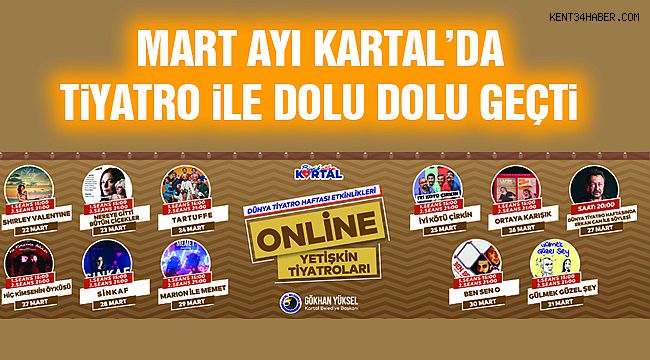 Kartal Belediyesi'nden Tiyatroculara Destek