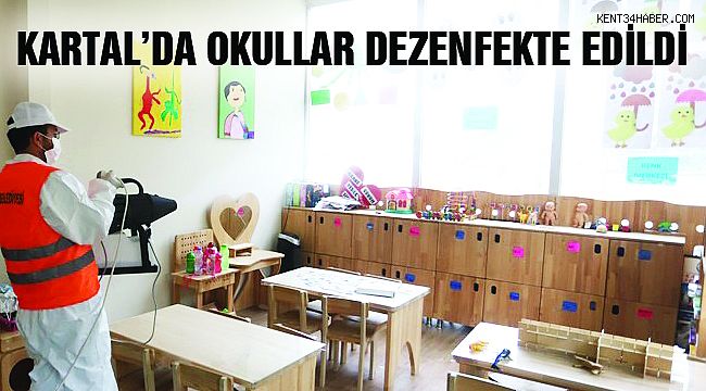 Kartal Belediyesi Okullarda Dezenfekte Çalışması Başlattı