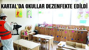 Kartal Belediyesi Okullarda Dezenfekte Çalışması Başlattı