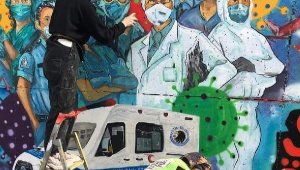 Kartal'ın En İşlek Caddesi 'Filyasyon' Adı Verilen Resimlerle Renklendirildi