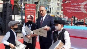 Sultangazi'de İstiklal Marşı'nın kabulünün 100. yıl dönümü kutlandı