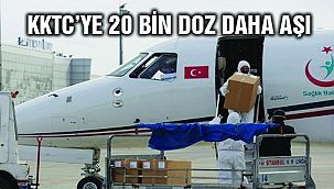 Türkiye KKTC'ye 20 Bin Doz Daha Aşı Gönderdi