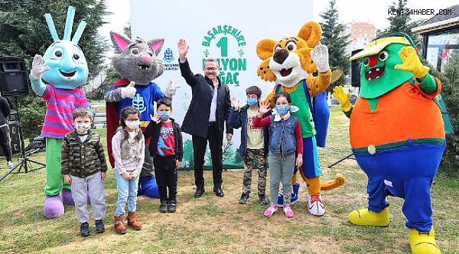 Başakşehir'de 1 Milyon Fidan İçin Düğmeye Basıldı