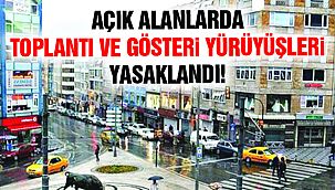 Kadıköy'de Toplantı ve Gösteri Yürüyüşü Yasaklandı!