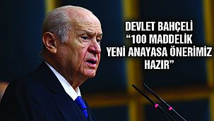 Bahçeli'den Yeni Anayasa Açıklaması