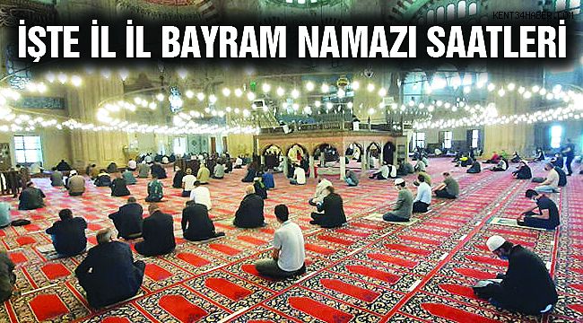 Bayram Namazının Saatleri Belli Oldu!