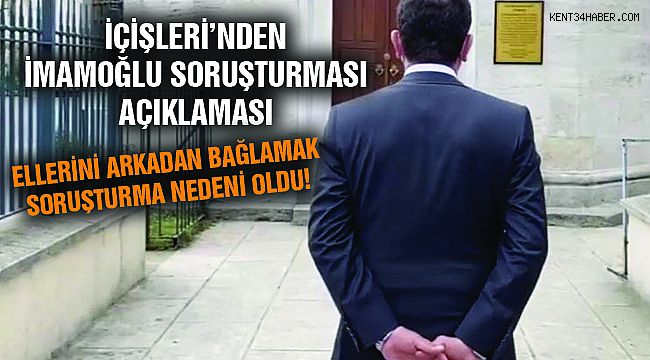 İmamoğlu'na "Ellerini Arkadan Bağladın" Soruşturması!