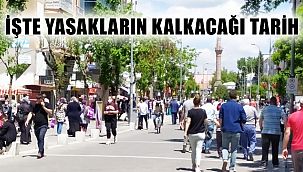 İşte Kısıtlamaların Kalkacağı Tarih!