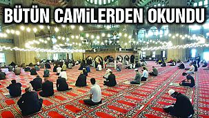 Tüm Camilerden Okundu