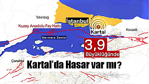 Depremin sarstığı Kartal'da hasar durumu