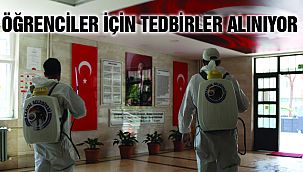 Kartal'da Okullar Dezenfekte Ediliyor