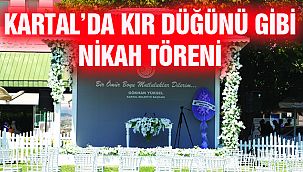 Kır Düğünü Konseptinde Nikah