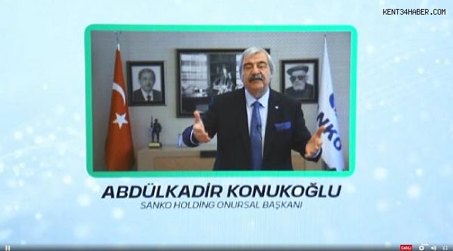 Sanko Holding Onursal Başkanı Konukoğlu'na 'Onur Ödülü'