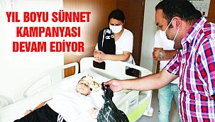 Yıl Boyu Sünnet Kampanyası Devam Ediyor