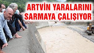 Artvin'de Çalışmalar Devam Ediyor