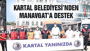 Kartal'dan Manavgat'a Yardım Eli