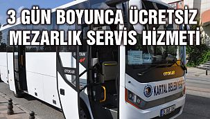 Kartallı Vatandaşlara Bayramda Mezarlık Ziyareti Hizmeti