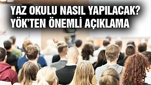 YÖK'ten Açıklama! Yaz Okulu Nasıl Yapılacak?