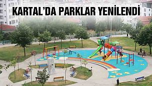 Kartal'da Parklar Yenilendi
